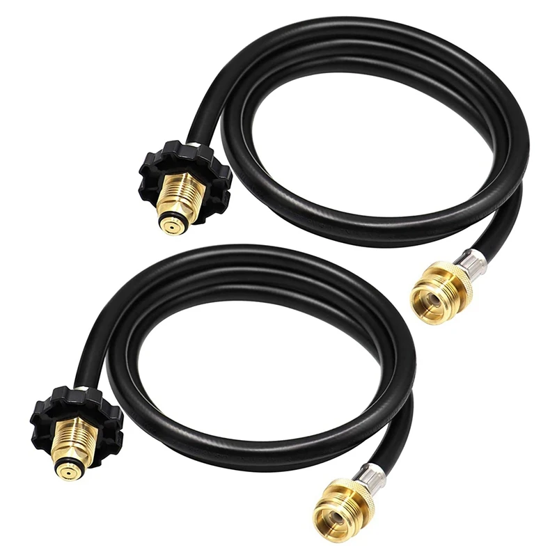 2 Pack 6FT Propane Adapter Hose 1Lb To 20Lb,POL Male Connection Hose For Buddy Heater, Coleman Stove, Portable Grill
2 Pack 6FT Propane Adapter Hose 1Lb To 20Lb,POL Male Connection Hose For Buddy Heater, Coleman Stove, Portable Grill