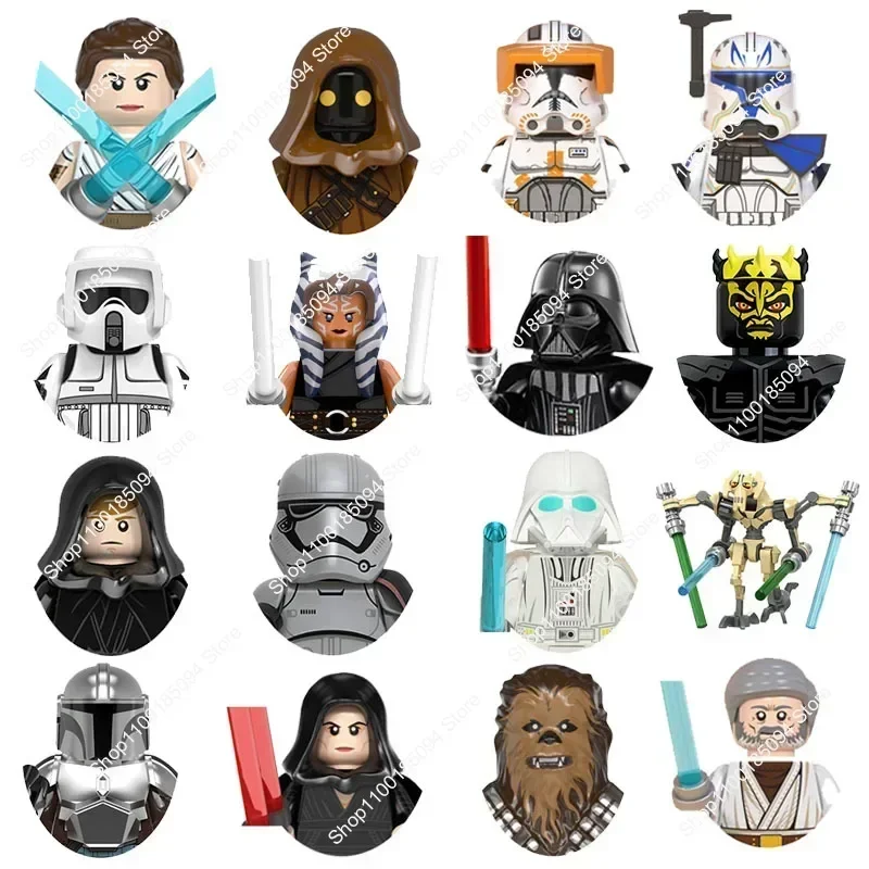 Hot Toys Star Wars Building Blocks Darth Vader Mandalorians Rex Kylo Ren Palpatine Bricks Ahsoka Mini Doll Figure Kid Toys Gifts
Hot Toys Star Wars Building Blocks Darth Vader Mandalorians Rex Kylo Ren Palpatine Bricks Ahsoka Mini Doll Figure Kid Toys Gifts