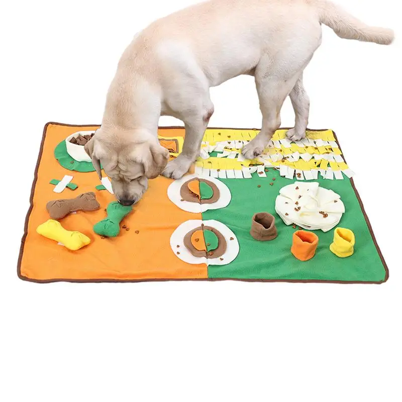 

Игрушечный коврик для собак, игрушечный коврик с запахом для медленного питания, тренировочные коврики из Полярного флиса с запахом для больших, средних и маленьких собак