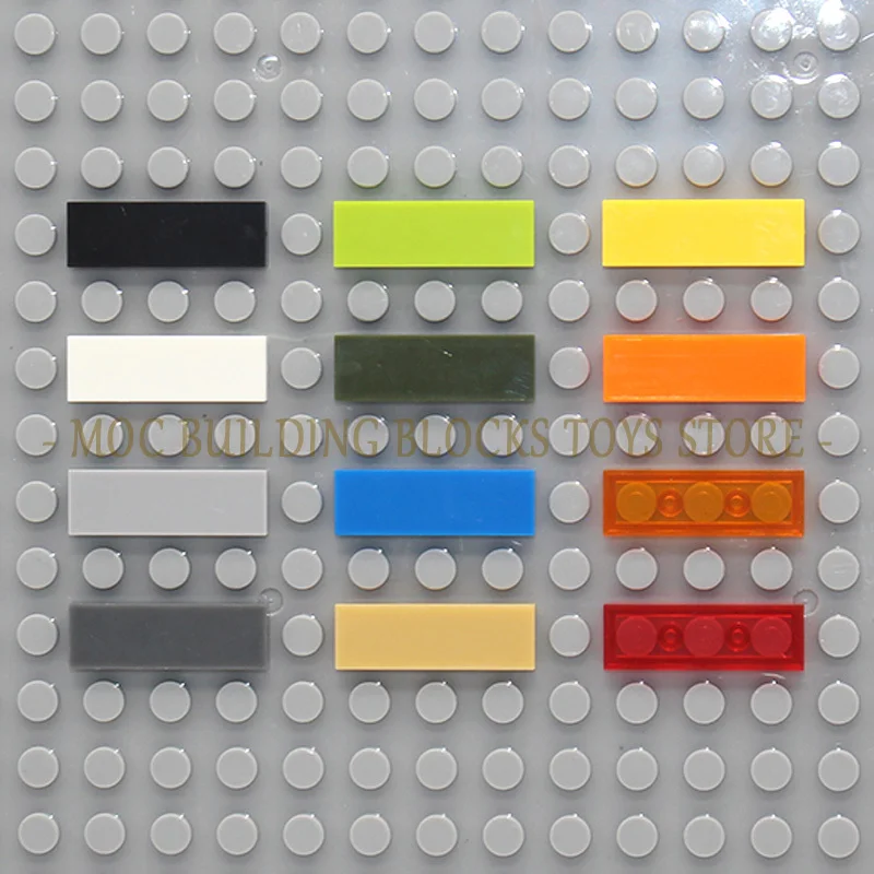 MOC Parts 63864 Tile 1x3 Building Brick Blocks DIY Enlighten Teach Kids Compatible with Fitting Particles
MOC Parts 63864 Tile 1x3 Building Brick Blocks DIY Enlighten Teach Kids Compatible with Fitting Particles