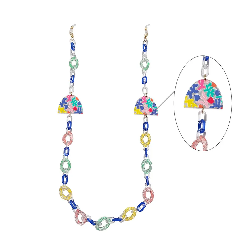 Kid's Lanyard Anti-loss Mask Chain Mix And Match Color Acrylic Glasses Chain Sunglasses Chain Halter Neck Chain Hat Chain
Kid's Lanyard Anti-loss Mask Chain Mix And Match Color Acrylic Glasses Chain Sunglasses Chain Halter Neck Chain Hat Chain