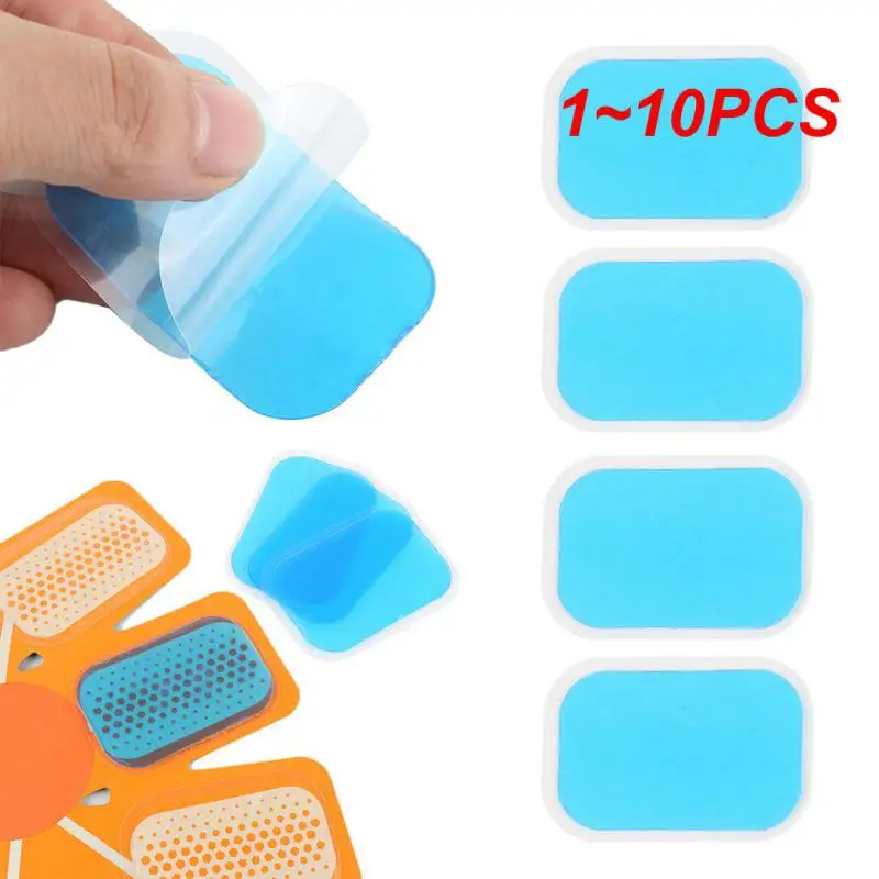 

1~10PCS Fitness High Adhesion Silicone Hydrogel Pad Muscle Stimulator Replacement Gel Patch EMS Abdominal Trainer Hot Selling