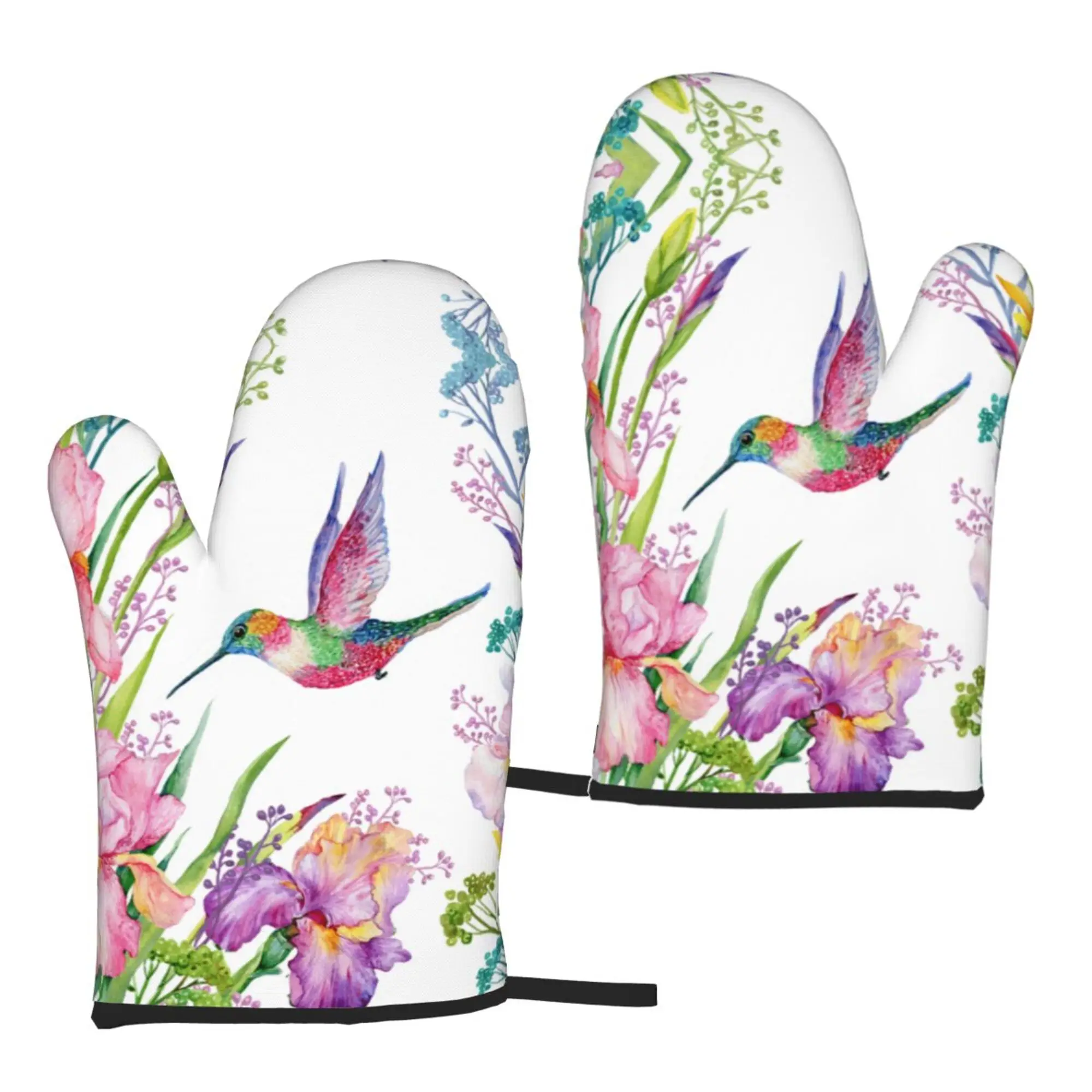 Bird Flowers Watercolor Oven Gloves One Size Women Men Kitchen Accessories Oven Mitts 2pcs Heat Resistant Bbq Baking Cooking
Bird Flowers Watercolor Oven Gloves One Size Women Men Kitchen Accessories Oven Mitts 2pcs Heat Resistant Bbq Baking Cooking