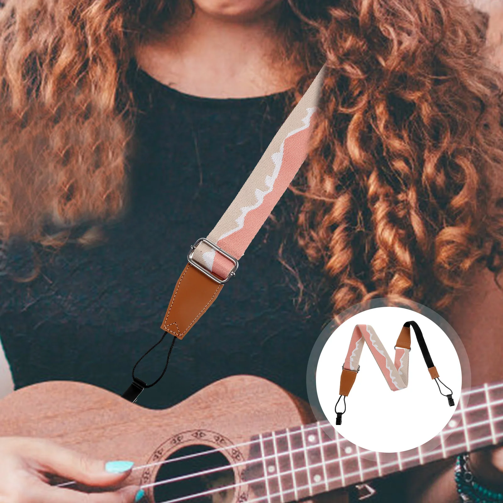 Guitar Ukulele Strap Cross-body Punch-free Blue Adjustable Nylon Belt Delicate Child
Guitar Ukulele Strap Cross-body Punch-free Blue Adjustable Nylon Belt Delicate Child