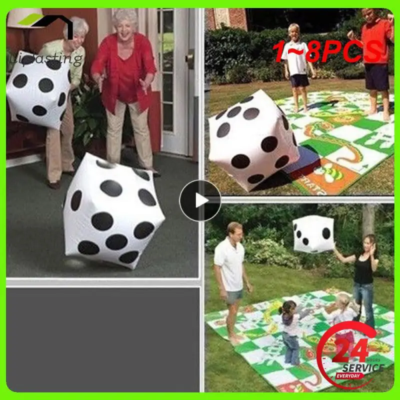 1~8PCS 35cm Inflatable Multi Color Blow-Up Cube Dice Toy Stage Prop Group Game Tool Casino Poker Party Decorations Pool Beach
1~8PCS 35cm Inflatable Multi Color Blow-Up Cube Dice Toy Stage Prop Group Game Tool Casino Poker Party Decorations Pool Beach