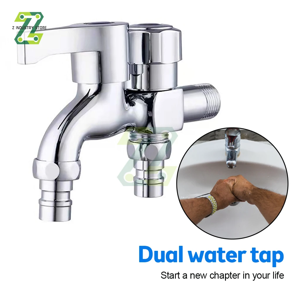 Washing Machine Faucet Double Water Outlet Mop Pool Brass Tap Outdoor Garden Faucet Fast Bidet Faucets Bathroom Accessories
Washing Machine Faucet Double Water Outlet Mop Pool Brass Tap Outdoor Garden Faucet Fast Bidet Faucets Bathroom Accessories