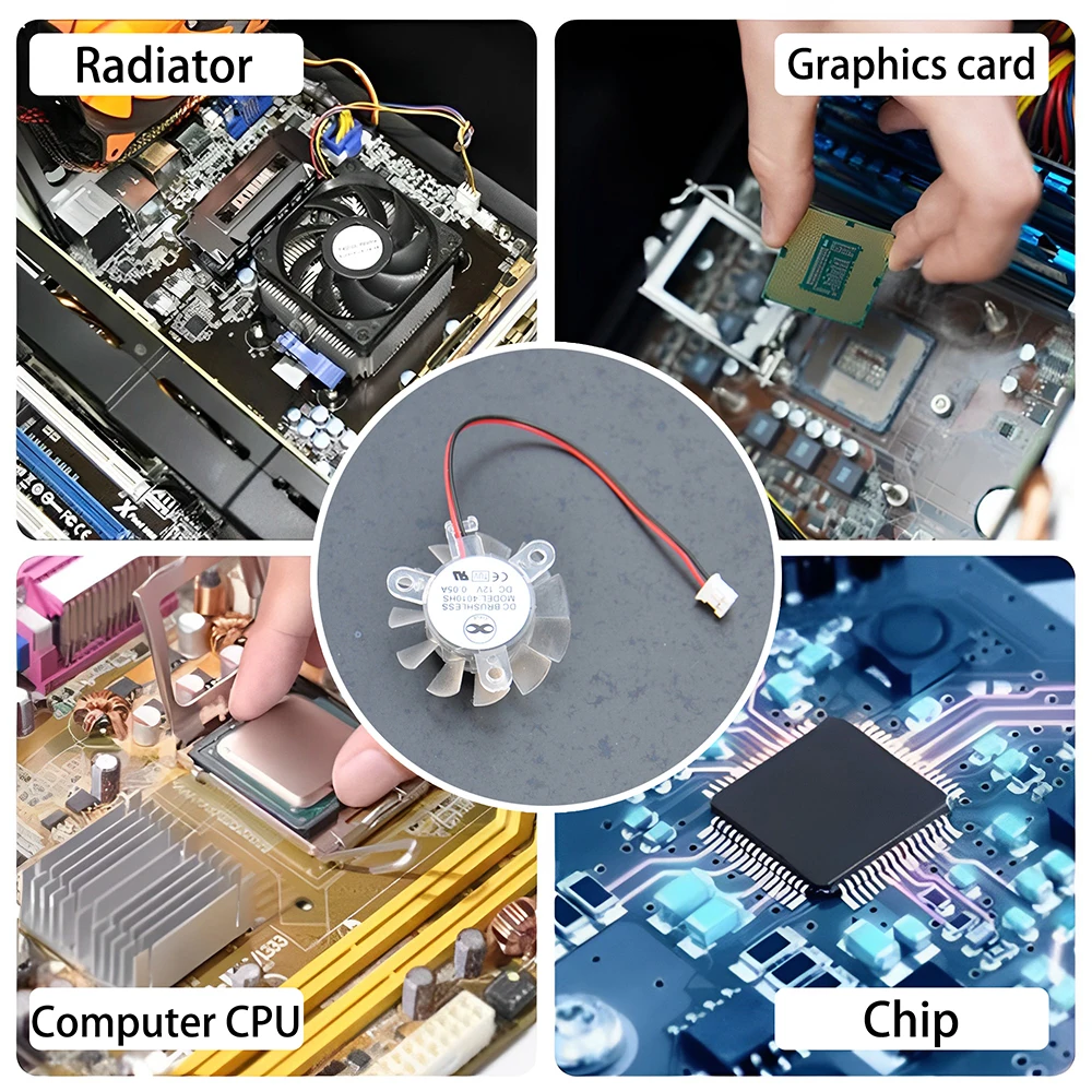 36MM Diameter DC12V 4010 Oily Computer Cooling Small Fan with XH2.0 Interface Cable Length 9cm Radiator Silent Fan
36MM Diameter DC12V 4010 Oily Computer Cooling Small Fan with XH2.0 Interface Cable Length 9cm Radiator Silent Fan