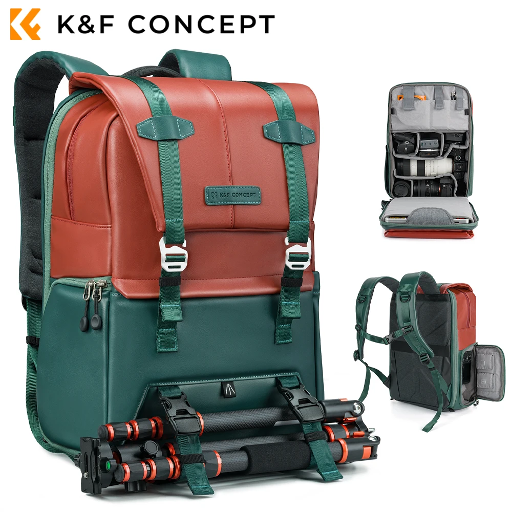 K&F Concept 20L Camera Backpack Lightweight Large Capacity Camera Bags With Rain Cover For 15.6 Inch Laptop DSLR Cameras
K&F Concept 20L Camera Backpack Lightweight Large Capacity Camera Bags With Rain Cover For 15.6 Inch Laptop DSLR Cameras