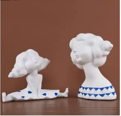 Foam Head Cute Girl Resin Crafts Statuette Character Portrait Sculpture Desk Decoration Girly Figurine Statue Home Decor Modern
Foam Head Cute Girl Resin Crafts Statuette Character Portrait Sculpture Desk Decoration Girly Figurine Statue Home Decor Modern