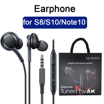 삼성용 유선 헤드폰 인이어 헤드셋 라인, 마이크 베이스 스테레오 이어버드, 스포츠 인라인 컨트롤, 3.5mm 이어폰 상품 이미지