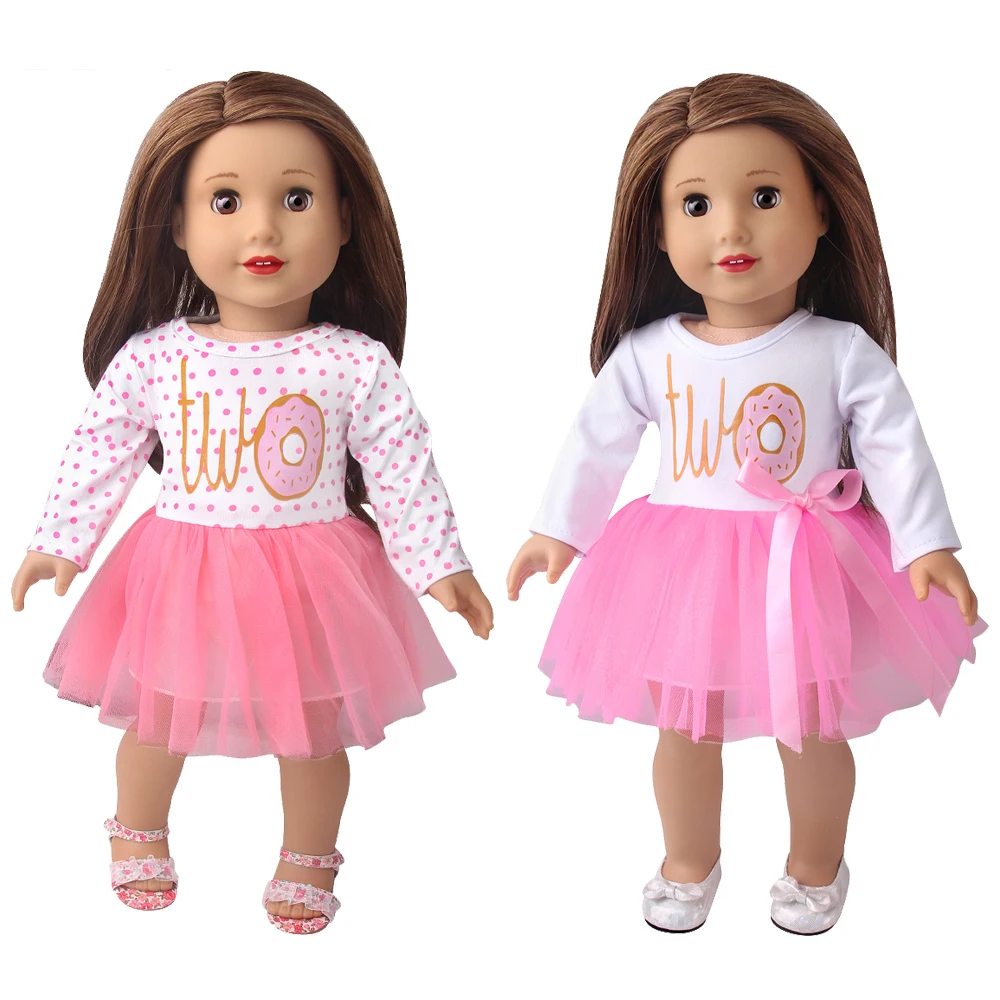 Кавайное розовое Тюлевое платье в виде пончика, американские платья для кукол 18 дюймов, детские игрушки, куклы нашего поколения, милые аксессуары для кукол
Кавайное розовое Тюлевое платье в виде пончика, американские платья для кукол 18 дюймов, детские игрушки, куклы нашего поколения, милые аксессуары для кукол