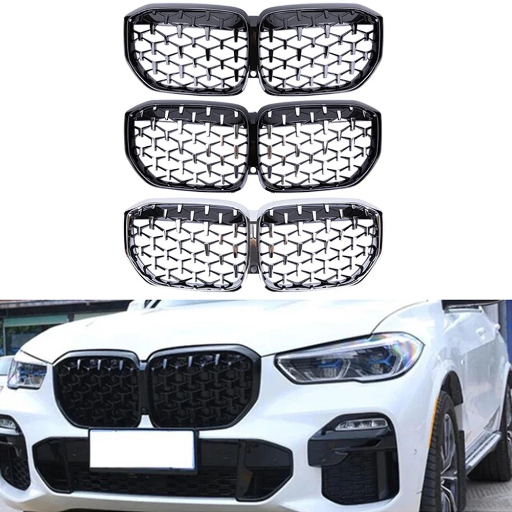 

Front Bumper Center Facelift Kidney Grilles Replacement Fit For BMW X5 G05 xDrive 30i 35d 40i M50i 2018-2022 Diamond Type