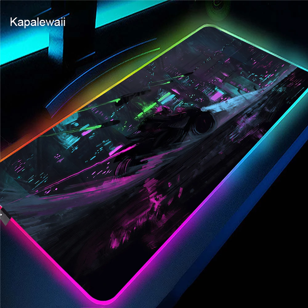 RGB Large Neon City Mouse Pad For Gamer Mausepad Gaming Speed Keyboard Pads Colorful Mous Mat Office Desk Protector Mat Backlit
RGB Large Neon City Mouse Pad For Gamer Mausepad Gaming Speed Keyboard Pads Colorful Mous Mat Office Desk Protector Mat Backlit