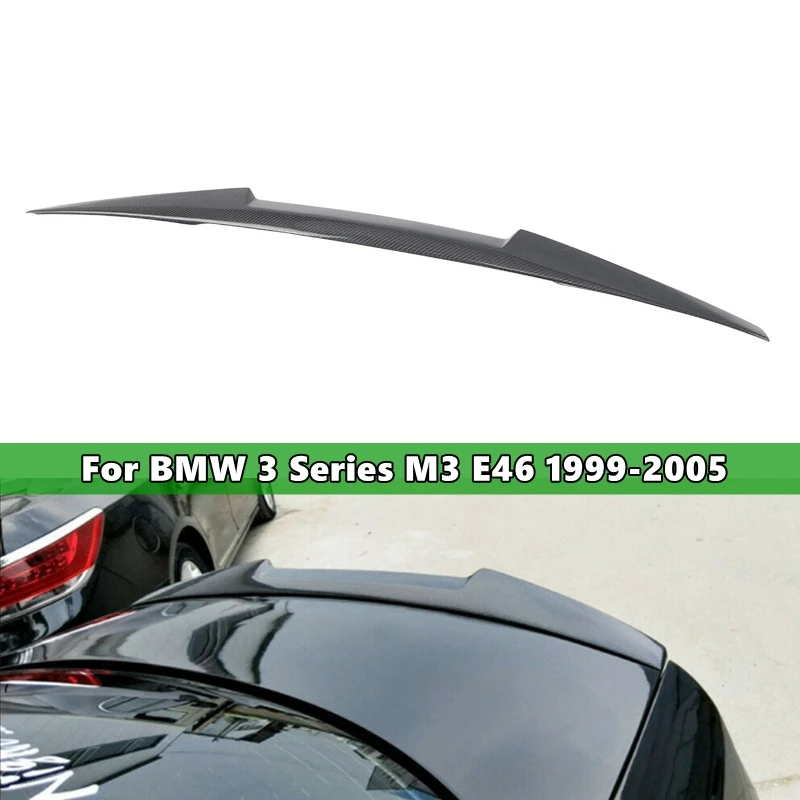 1Pcs Real Carbon Fiber Car Rear Trunk Deck Spoiler Car Tail Wing For BMW 3 Series M3 E46 four-door 1999-2005 Car Accessories
1Pcs Real Carbon Fiber Car Rear Trunk Deck Spoiler Car Tail Wing For BMW 3 Series M3 E46 four-door 1999-2005 Car Accessories