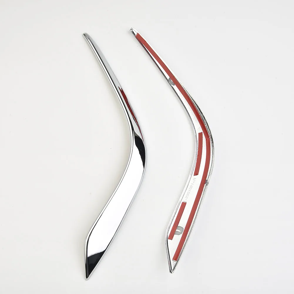 Chrome Fog Light Cover Front Lamp Trim Strip Silver 2pcs Pair Plastic Replacement 2014-2016 Accessories Replaces
Chrome Fog Light Cover Front Lamp Trim Strip Silver 2pcs Pair Plastic Replacement 2014-2016 Accessories Replaces