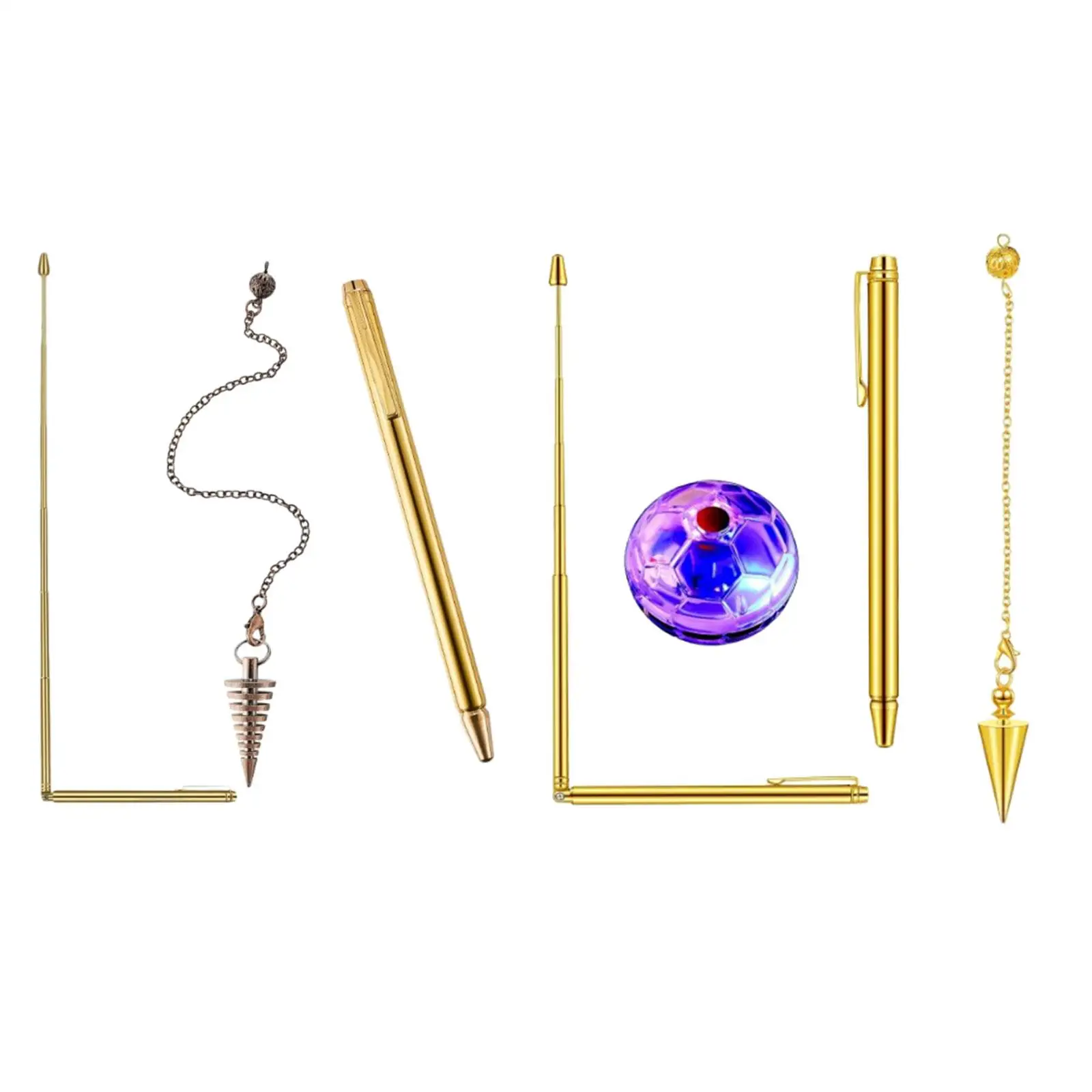 Dowsing Rods Copper Set Professional Hiking Paranormal Portable Retractable Pendulum Pendant Divining Rods Kits Novices Amateurs
Dowsing Rods Copper Set Professional Hiking Paranormal Portable Retractable Pendulum Pendant Divining Rods Kits Novices Amateurs