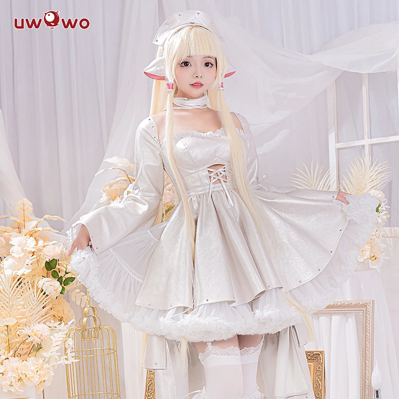 Only 2XL 3XL UWOWO Chii Cosplay Anime Chii/Freyaa Costume White Angel Gothic Leather Dress Halloween Costume
Only 2XL 3XL UWOWO Chii Cosplay Anime Chii/Freyaa Costume White Angel Gothic Leather Dress Halloween Costume