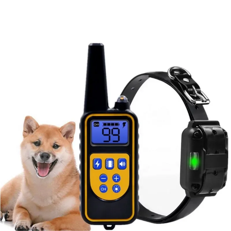 Electric Dog Anti-Bark Collar Waterproof Rechargeable Remote Control Pet Training Collar with LCD Display Dog No Bark Collars
Electric Dog Anti-Bark Collar Waterproof Rechargeable Remote Control Pet Training Collar with LCD Display Dog No Bark Collars