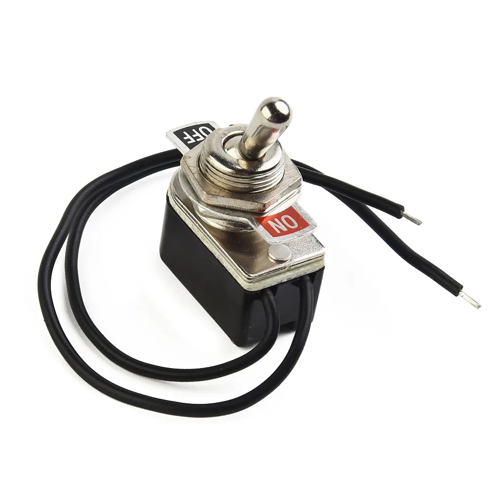 SPST 6A Toggle Switch Rocker SPST Contacts Switch Toggle With Wire Switch 12mm Cutout 1PCS 6A/125V Black+Silver
SPST 6A Toggle Switch Rocker SPST Contacts Switch Toggle With Wire Switch 12mm Cutout 1PCS 6A/125V Black+Silver