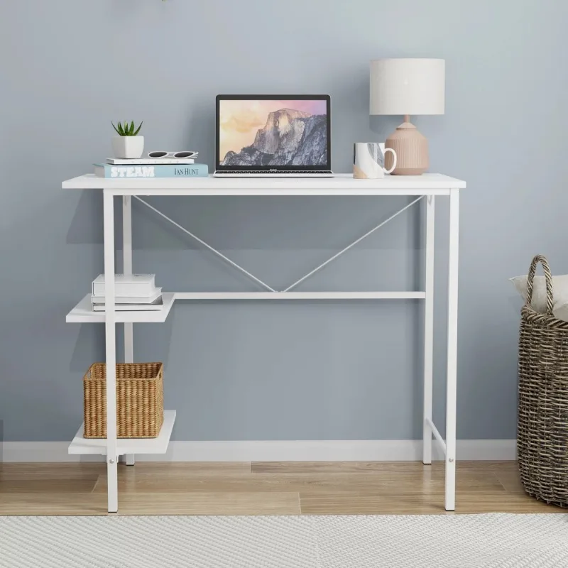 

Mainstays Pierce 30 inch Tall Storage Desk White 18.90 x 35.98 x 30.00 Inches