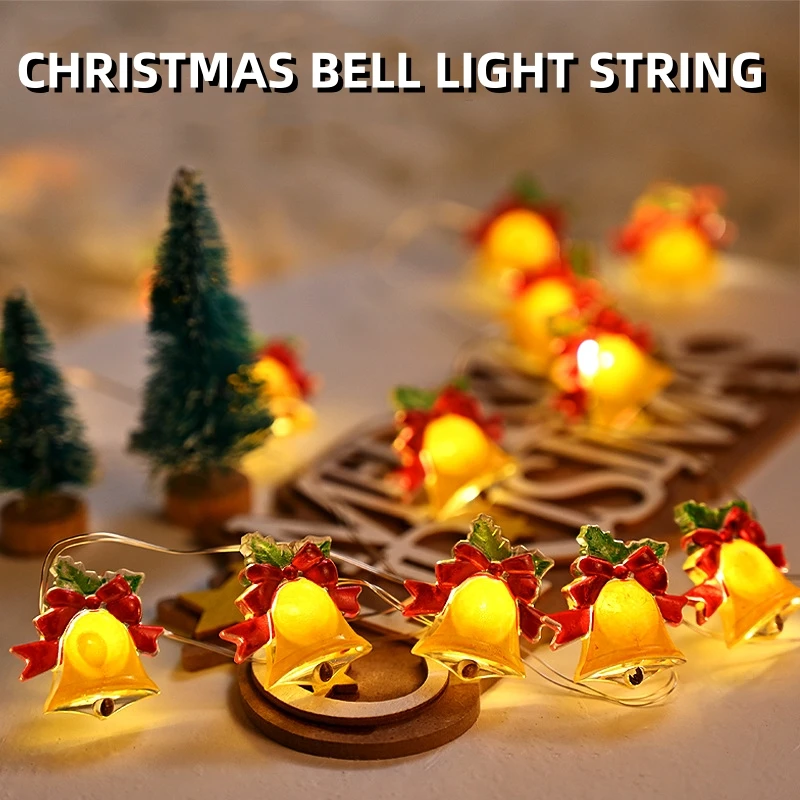 

Christmas Tree String Lights Santa Claus Snowman Elk Garland 2024 Christmas Decorations for Home Xmas Ornaments Navidad New Year