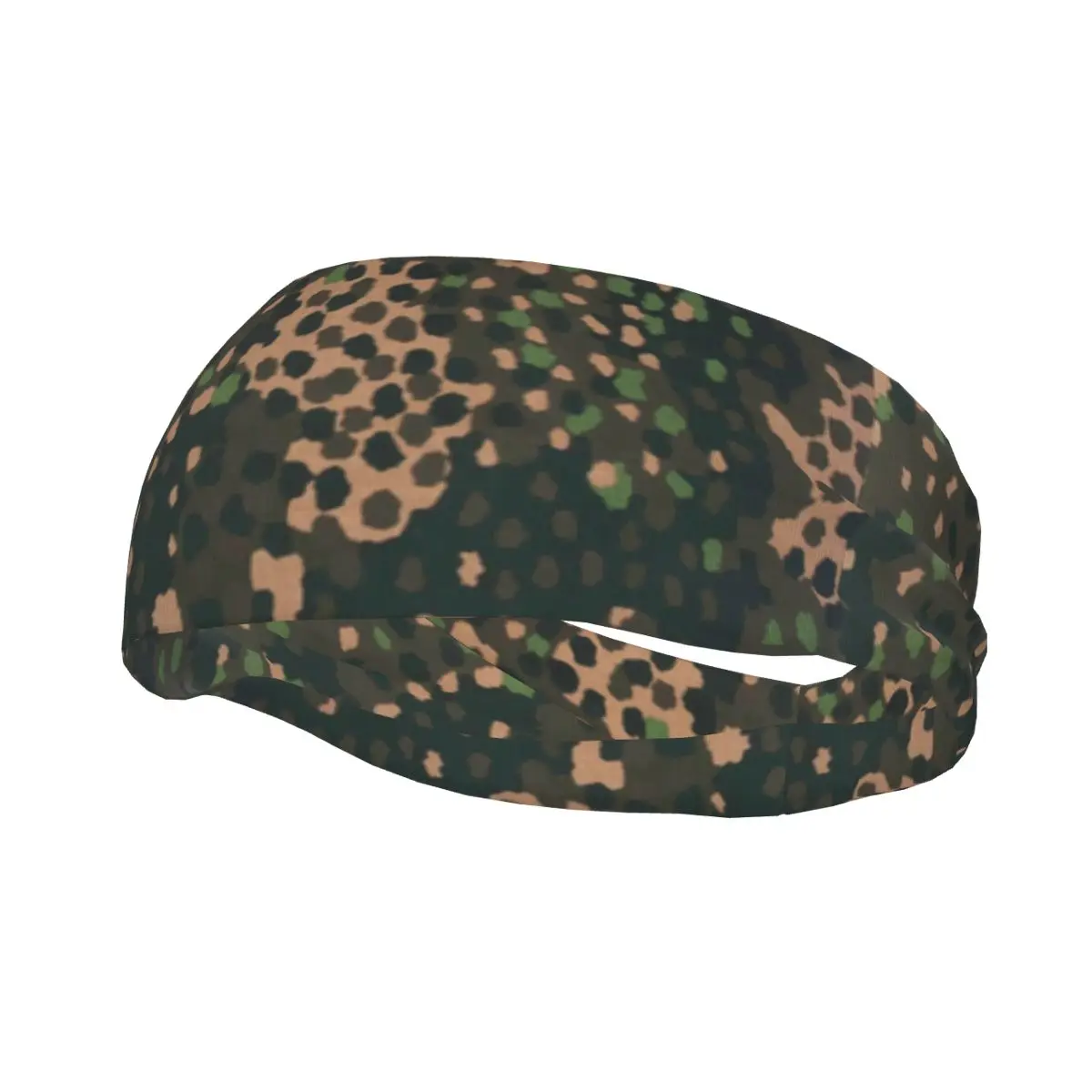 

Pea Dot Camo Sweat Headband Headscarf Multicam Military Hair Band Fitness Jogging Tennis Yoga Gym Sweatband Sports Safety