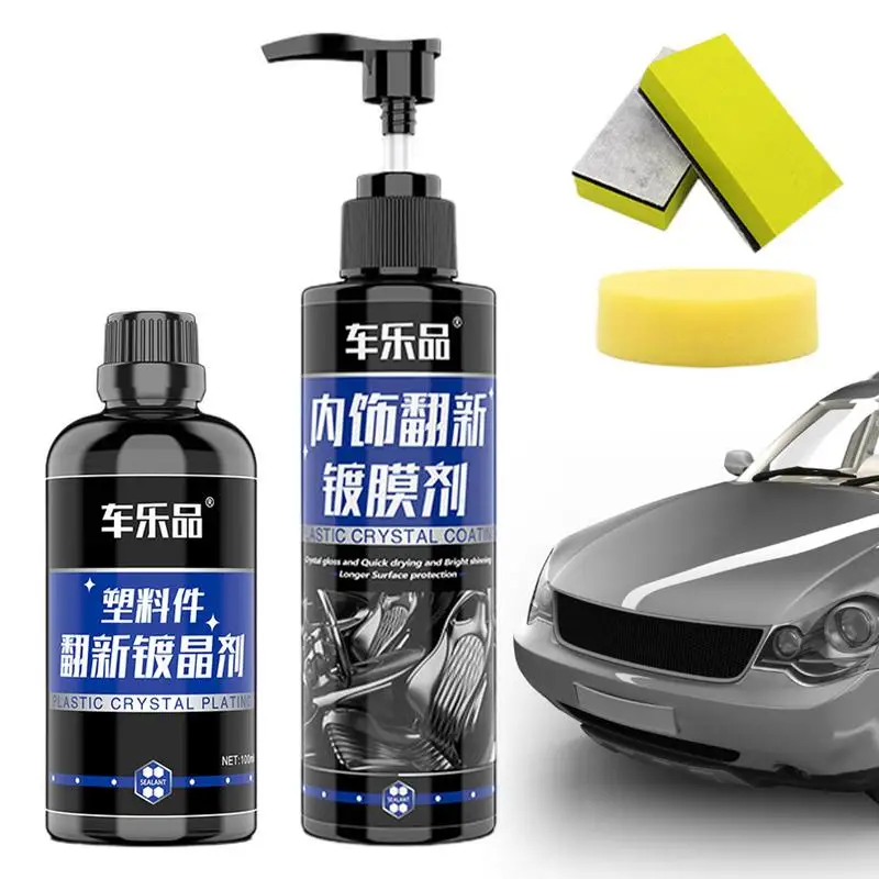 

Car Restoration Spray Car Coating Spray Restorer Trim Refurbisher Fast Fine Scratch Repair Spray Resists Water UV Rays Dirt