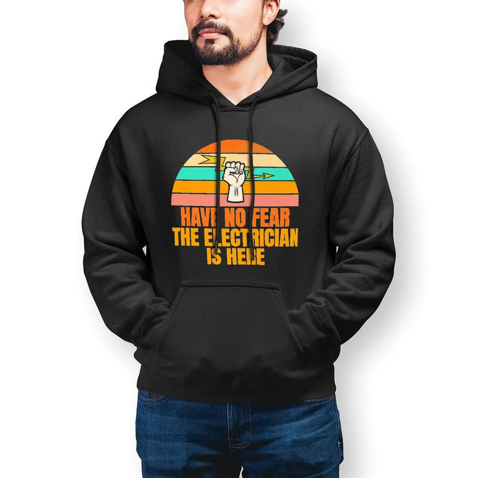 Have No Fear Loose Hoodies Unisex The Electrician Is Here Streetwear Pullover Hoodie Spring Aesthetic Design Sweatshirts
Have No Fear Loose Hoodies Unisex The Electrician Is Here Streetwear Pullover Hoodie Spring Aesthetic Design Sweatshirts