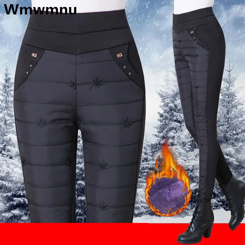 Vintage Plus Velvet Embroidery Pencil Pants Women Thicken Warm Down Cotton Oversized Snow Wear Pantalones High Waist Sweatpants
Vintage Plus Velvet Embroidery Pencil Pants Women Thicken Warm Down Cotton Oversized Snow Wear Pantalones High Waist Sweatpants