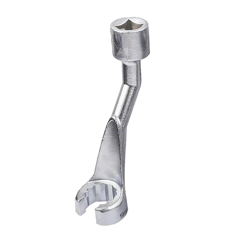

Fuel Line Socket Wrench Reliable Spanner Valuable Bending Angle Convenient Hand L Type Open Automotive Durable