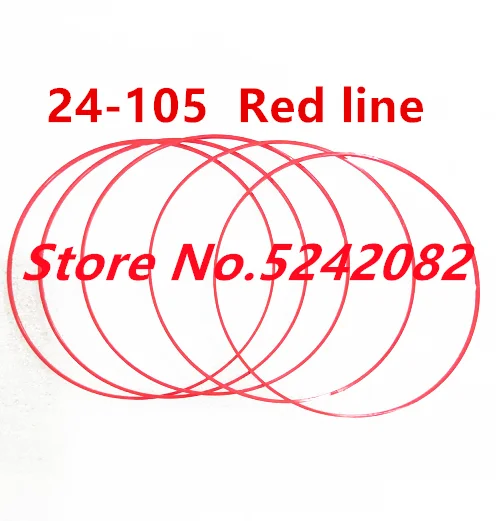 

5PCS/New Red indicator ring Red line circle For Canon EF 24-105mm 24-105 f/4L IS USM Lens Repair parts