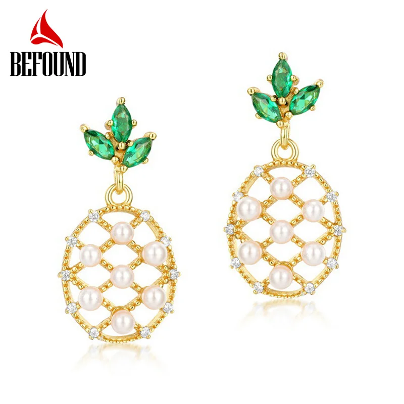 Exquisite Pineapple Stud Earrings 925 Silver 10K Gold Plated Shell Bead Colorful Zirconia Fruit Earrings Party Jewelry 2022
Exquisite Pineapple Stud Earrings 925 Silver 10K Gold Plated Shell Bead Colorful Zirconia Fruit Earrings Party Jewelry 2022