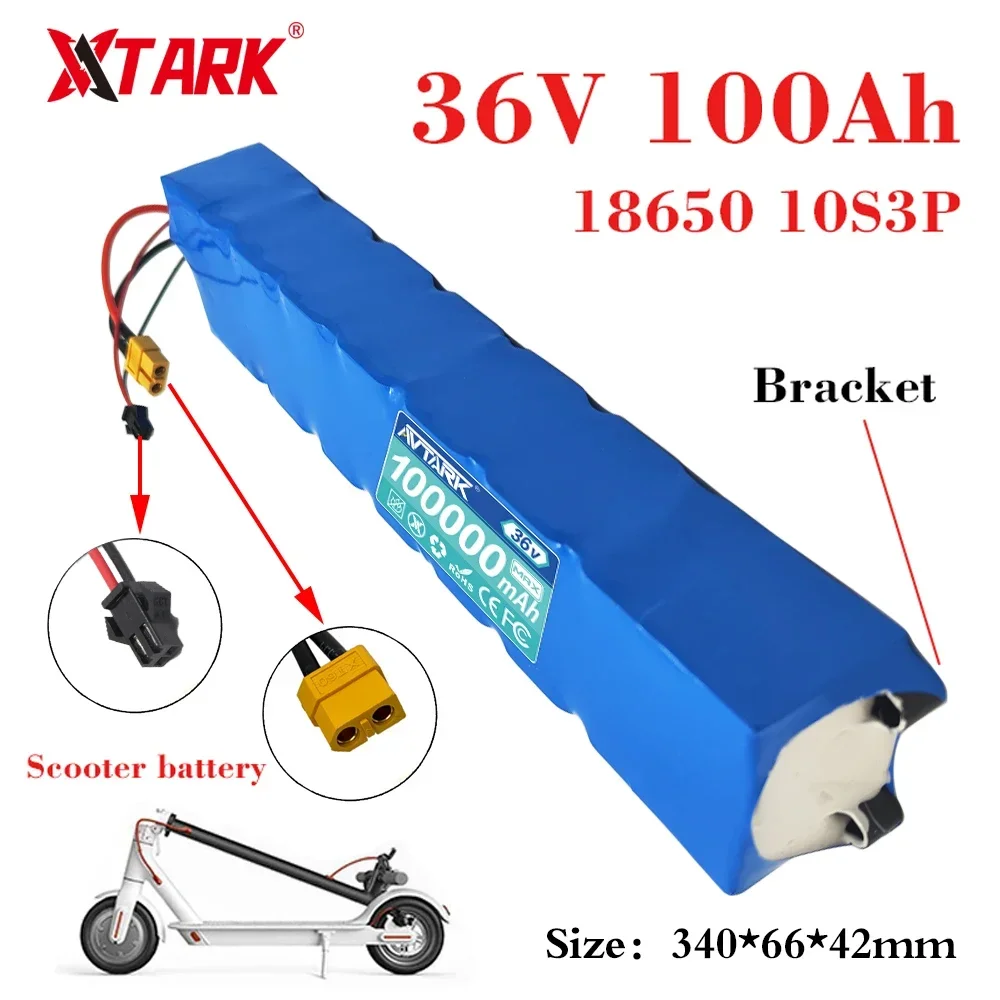 

10S3P 36V 20Ah scooter battery pack suitable for Mi Jia M365, electric scooters, BMS board waterproof Bluetooth communication