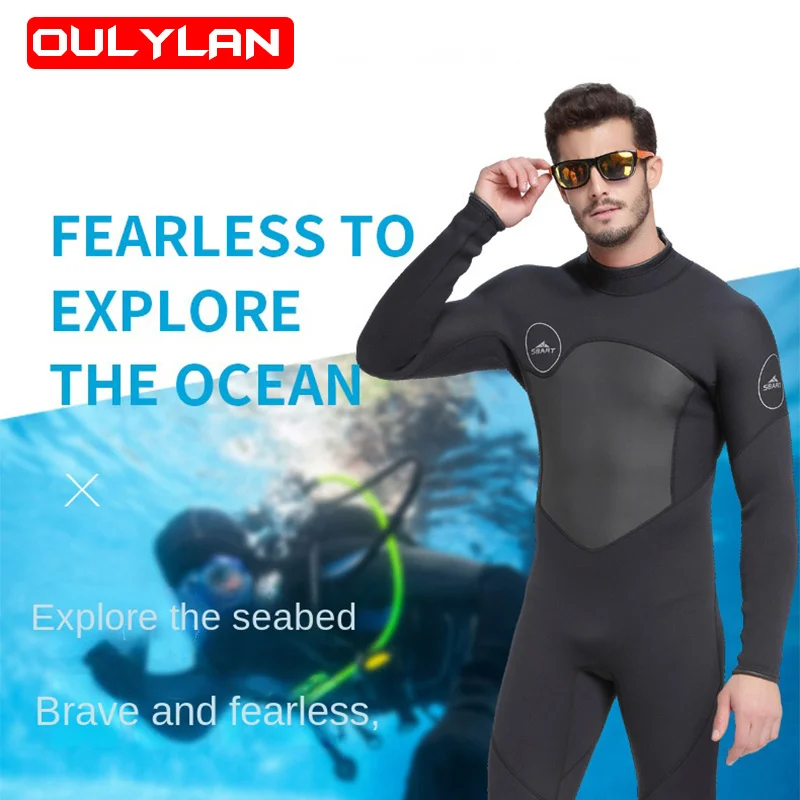 Oulylan Men Wetsuit Full Bodysuit 1.5mm Round Neck Diving Suit Stretchy Swimming Surfing Snorkeling Kayaking Sports Clothing
Oulylan Men Wetsuit Full Bodysuit 1.5mm Round Neck Diving Suit Stretchy Swimming Surfing Snorkeling Kayaking Sports Clothing