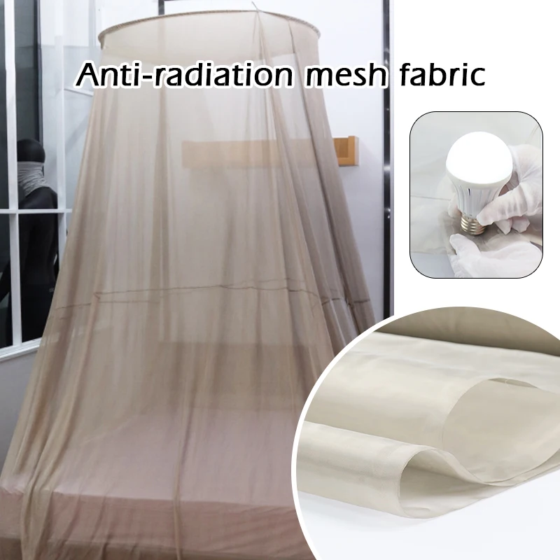 5M Anti Radiation 100% Silver Fiber Mesh Fabric Shielding Signal EMF Reducing Canopy Durable Knitted Fabric For Mosquito Net
5M Anti Radiation 100% Silver Fiber Mesh Fabric Shielding Signal EMF Reducing Canopy Durable Knitted Fabric For Mosquito Net
