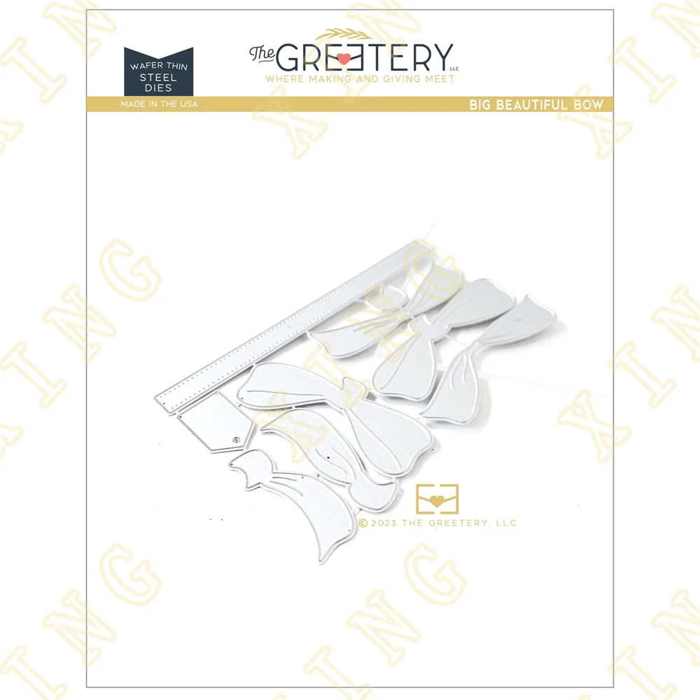 Big Beautiful Bow Metal Craft Cutting Dies DIY Scrapbook Paper Diary Decoration Card Handmade Embossing New Product for 2023
Big Beautiful Bow Metal Craft Cutting Dies DIY Scrapbook Paper Diary Decoration Card Handmade Embossing New Product for 2023