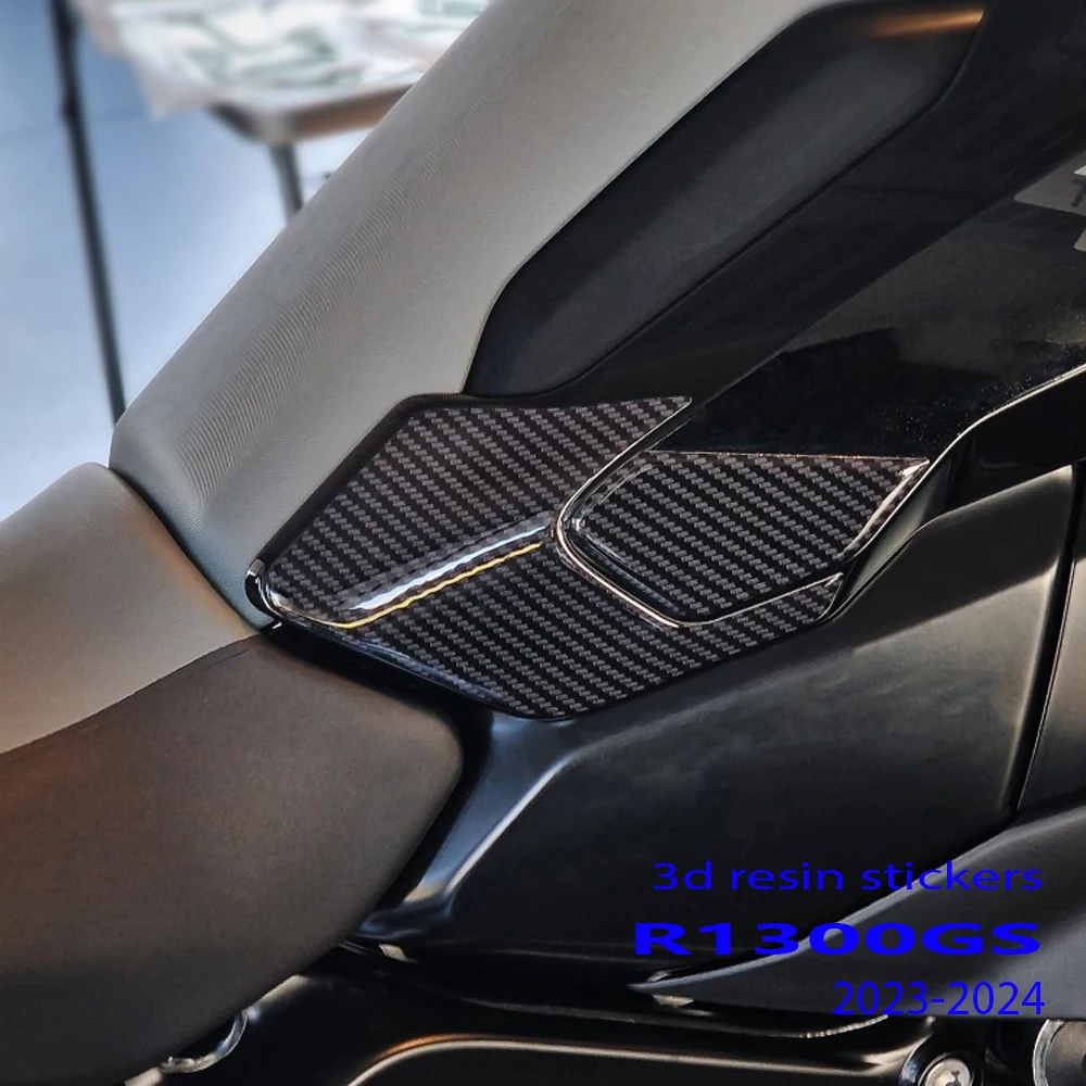 

Аксессуары для наклеек R1300GS, 3D наклейка из эпоксидной смолы, боковые накладки для резервуара, защитный комплект для BMW R 1300 GS R1300GS, тройной черный