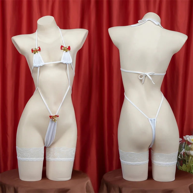 New Sexy Bikini Pajamas One-piece Lingerie Unifrom Merry Christmas Snowman Underwear Women Santa Claus Outfits Cosplay Costume
New Sexy Bikini Pajamas One-piece Lingerie Unifrom Merry Christmas Snowman Underwear Women Santa Claus Outfits Cosplay Costume