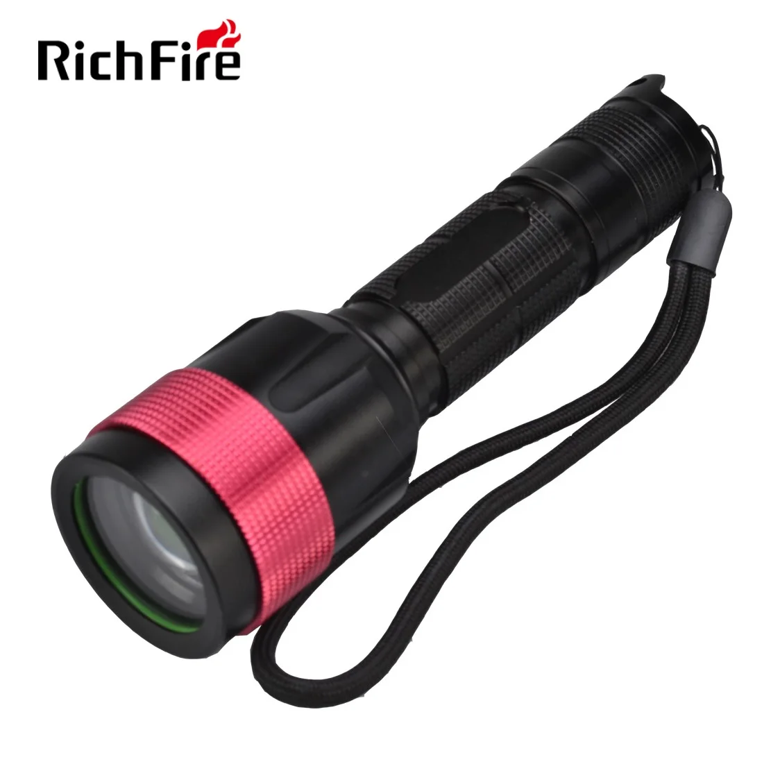 

RichFire SF-315 Zooming LED Flashlight Cree XM-L T6 800lm 5 Mode Powerful Torch by 18650 Battery Self Defense Hiking Camping