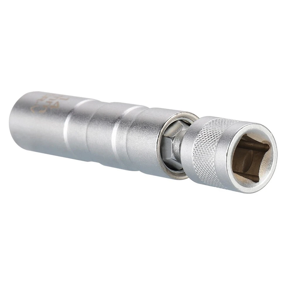 Thin Wall Spark Plug Socket Chrome Vanadium Steel Universal Joint With Magnetic Flexible Socket Wrench Auto Repair Tool 14/16mm
Thin Wall Spark Plug Socket Chrome Vanadium Steel Universal Joint With Magnetic Flexible Socket Wrench Auto Repair Tool 14/16mm
