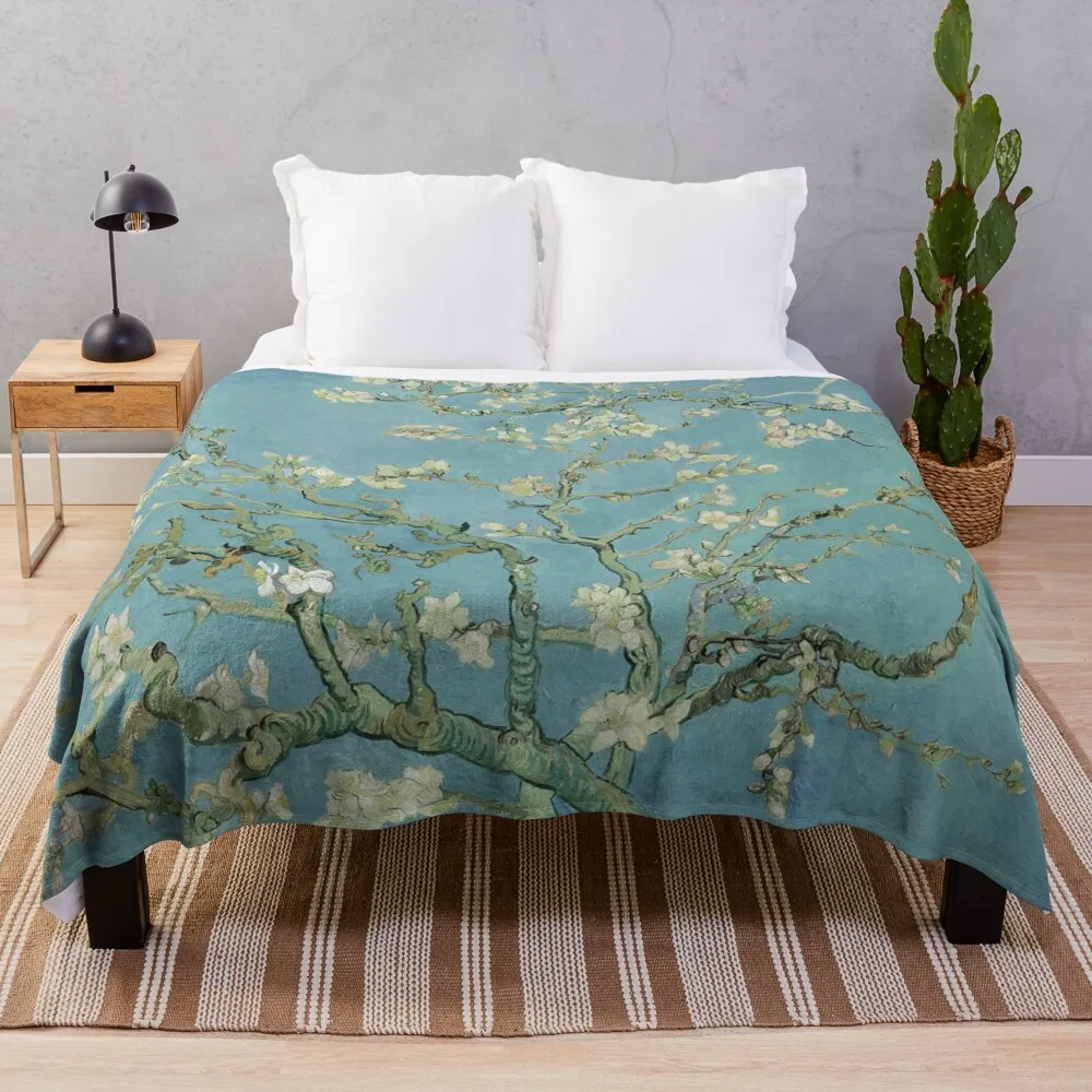 

Vincent Van Gogh Painting - Almond Blossom Throw Blanket Decorative Beds for winter Luxury Throw Blankets