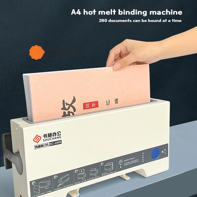 Office Automatic Hot Melt Binding Machine A4 Small Hot Melt Adhesive Machine Contract Tender Treasurer Works From Home
Office Automatic Hot Melt Binding Machine A4 Small Hot Melt Adhesive Machine Contract Tender Treasurer Works From Home