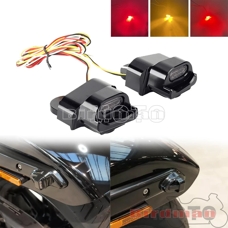 Fender Struts Stripe Brake Taillight Indicator LED 3 in 1 Blinker Turn Signals Tail Light For Harley Nightster 975 RH975 2022-23
Fender Struts Stripe Brake Taillight Indicator LED 3 in 1 Blinker Turn Signals Tail Light For Harley Nightster 975 RH975 2022-23