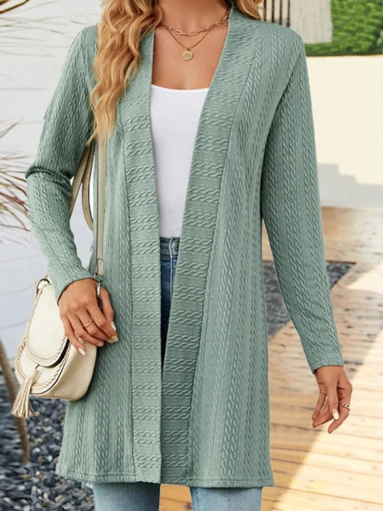 Simple Solid Color Long Slve Cardigans Loose Jacket Clothing Knitwears Korean Fashion Winter Sweaters For Women 2023
Simple Solid Color Long Slve Cardigans Loose Jacket Clothing Knitwears Korean Fashion Winter Sweaters For Women 2023