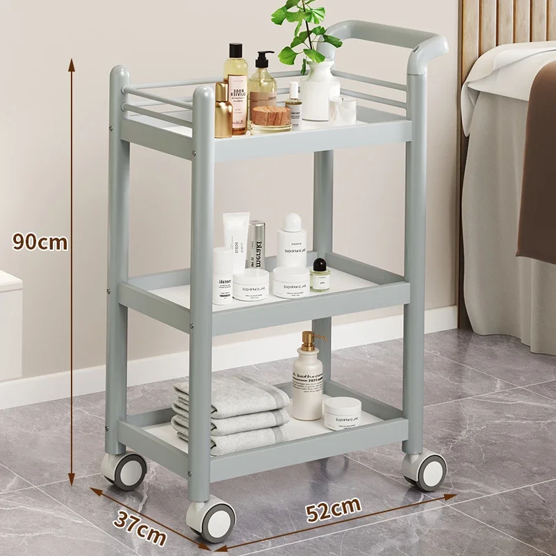 

Makeup Rolling Salon Trolley Cosmetic Cart Hair Tool Salon Trolley Medical Drawers Carrito Auxiliar Salon Furniture