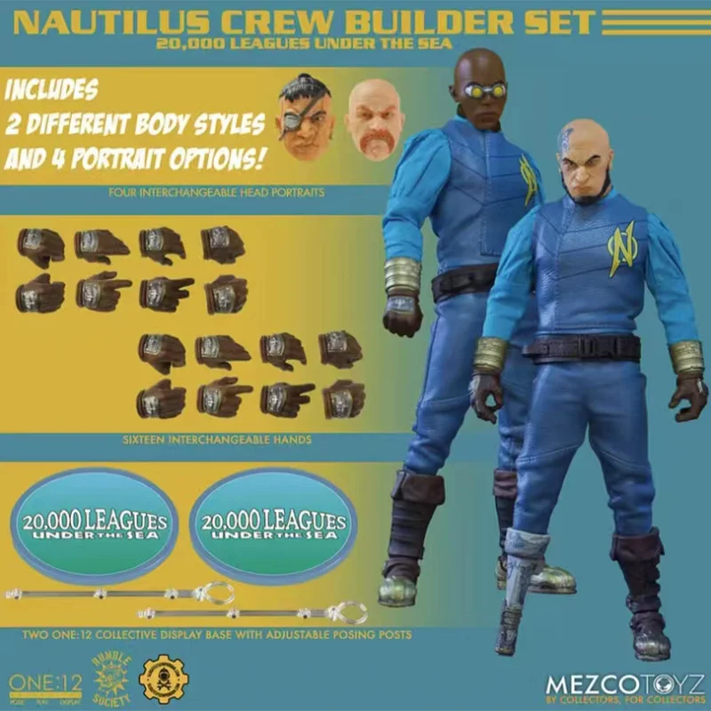 100% оригинальный набор для сборки экипажа MEZCO NAUTILUS 20000 лиг под морем в наличии Аниме Коллекция фигурок модели игрушки
100% оригинальный набор для сборки экипажа MEZCO NAUTILUS 20000 лиг под морем в наличии Аниме Коллекция фигурок модели игрушки