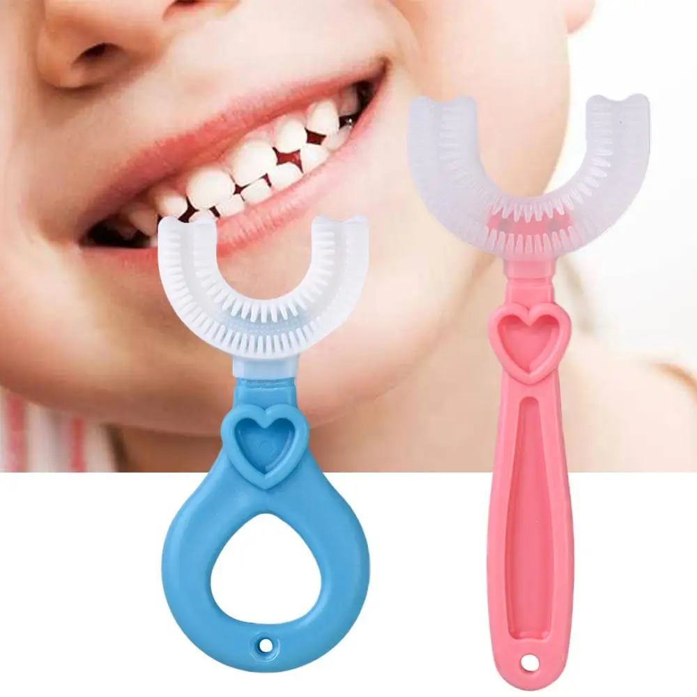 1PC Baby U-shape Toothbrush Children Soft 360 Degree Tooth Brush Food Grade Kids Teeth Cleaning Oral Care
1PC Baby U-shape Toothbrush Children Soft 360 Degree Tooth Brush Food Grade Kids Teeth Cleaning Oral Care