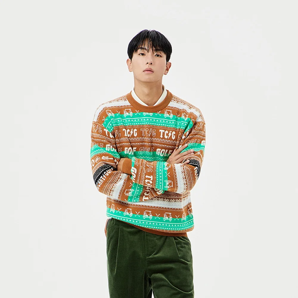 "New Men's Long-sleeved Knitted Sweater! Fashion Brand, Sports Warm Golf Clothing, Luxurious and Versatile!"
"New Men's Long-sleeved Knitted Sweater! Fashion Brand, Sports Warm Golf Clothing, Luxurious and Versatile!"