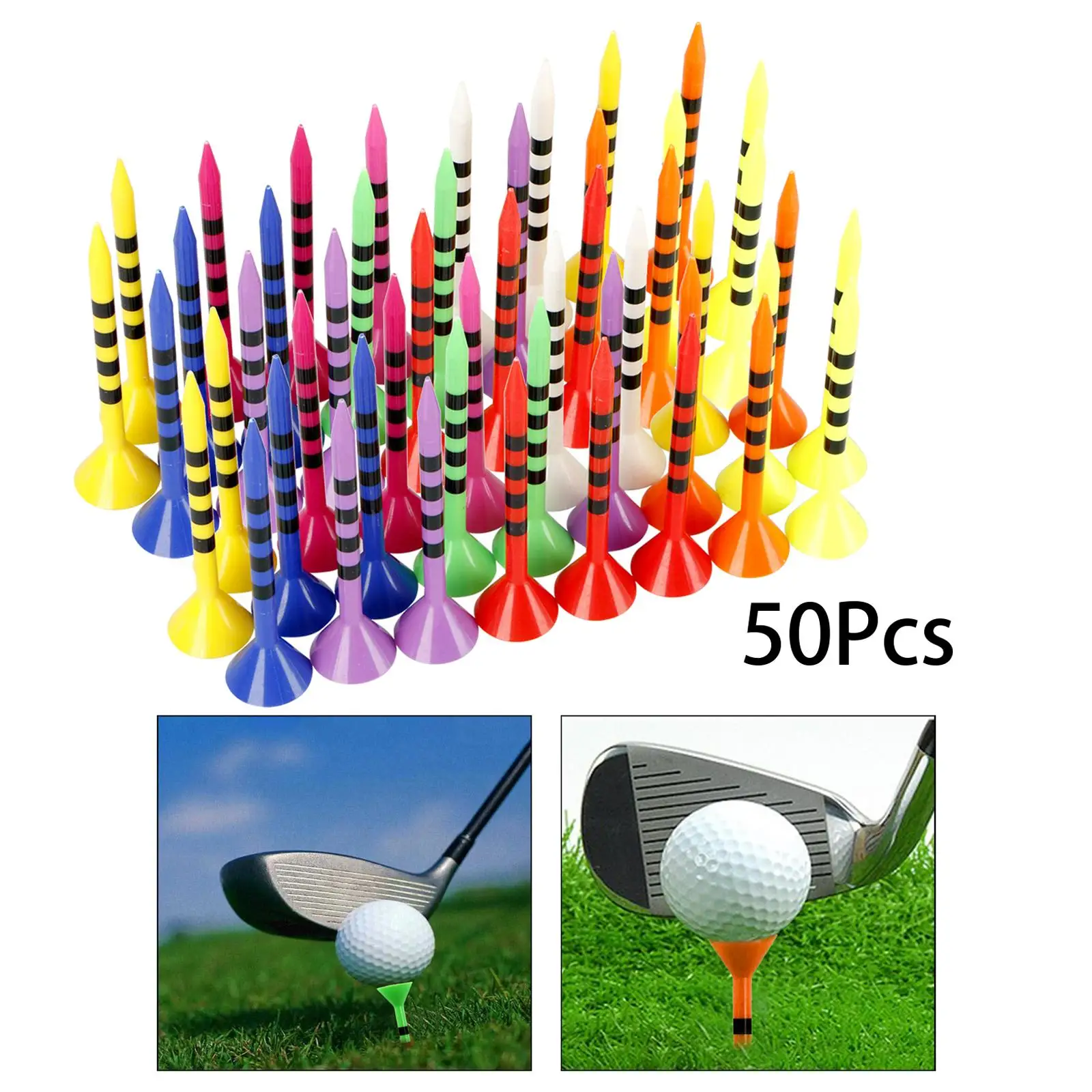 50x Golf Tees Golf Equipment Reusable Outdoor Sports Indoor Golf Practice Training Aid for Golfer Gift Men Women Players Adults
50x Golf Tees Golf Equipment Reusable Outdoor Sports Indoor Golf Practice Training Aid for Golfer Gift Men Women Players Adults