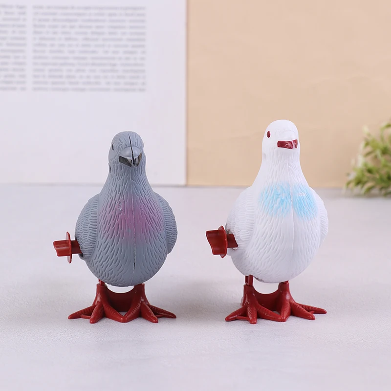 

1pcs Clockwork Jump Toys Cute Jumping Pigeon Clockwork Simulation Animal Jumping Animal Clockwork Toys For Kids Boys Girls Toys